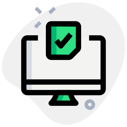 Desktop computer icon