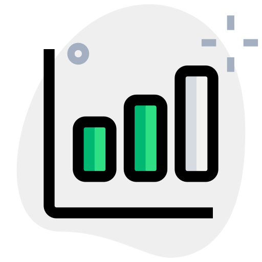 Bar graph icon