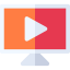 Watching tv Ikona 64x64