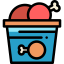 Chicken bucket icon 64x64