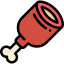 Chicken leg icon 64x64