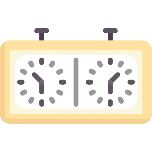 Chess clock icon