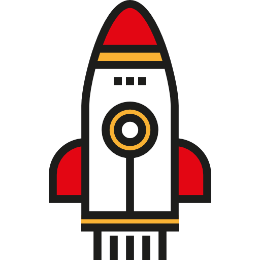Rocket ship icon