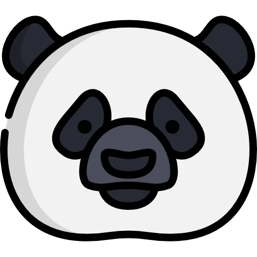 Panda bear icon