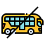 Double decker bus icon 64x64