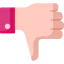 Thumbs down アイコン 64x64