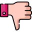 Thumbs down アイコン 64x64