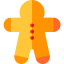 Gingerbread man icon 64x64