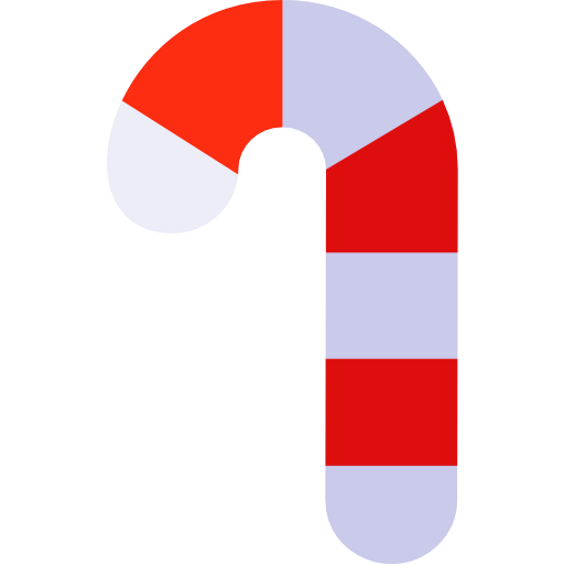 Candy cane icon