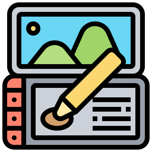 Drawing tablet icon