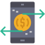 Money transfer icon 64x64