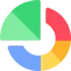 Pie chart icon 64x64