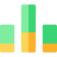 Bar chart icon 64x64