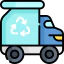 Recycling truck icon 64x64