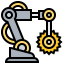Robot arm icon 64x64