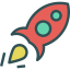Rocket ship іконка 64x64