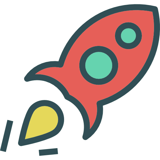 Rocket ship icon