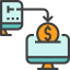 Money transfer icon 64x64
