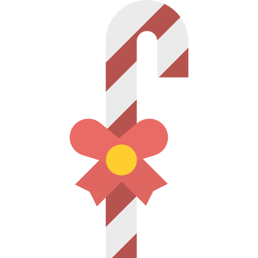 Candy cane icon