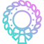 Christmas wreath icon 64x64