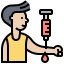 Blood test icon 64x64
