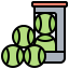 Tennis balls icon 64x64