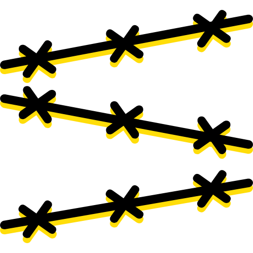 Barbed wire icon