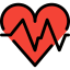 Heart beat icon 64x64