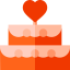 Wedding cake icon 64x64