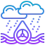 Acid rain icon 64x64