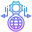 Greenhouse effect icon 64x64