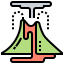 Volcano icon 64x64