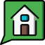 Home message icon 64x64