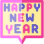Happy new year icône 64x64