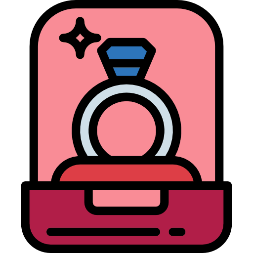 Diamond ring icon