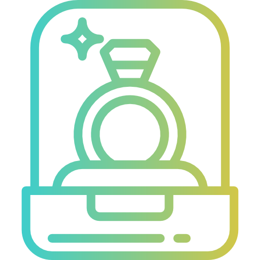 Diamond ring icon