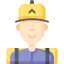 Delivery courier Ikona 64x64