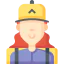 Delivery courier Ikona 64x64