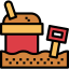Sand bucket icon 64x64