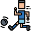 Soccer player icon 64x64