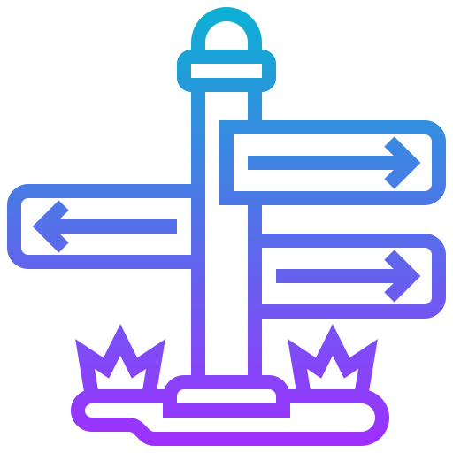 Signpost icon
