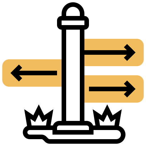 Signpost icon
