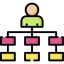 Organization chart icon 64x64