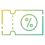 Coupon ícone 64x64