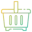 Shopping basket ícone 64x64