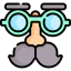 Glasses with mustache icon 64x64