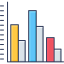 Bar graph icon 64x64