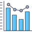 Bar graph icon 64x64