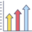 Bar chart icon 64x64