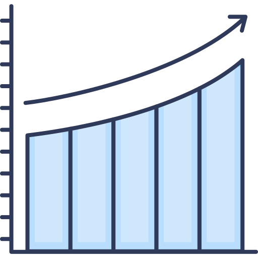Bar graph icon